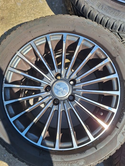 4бр. Джанти с всесезонни гуми 5x100 Vw Polo / Фолксваген Поло 2010г.
