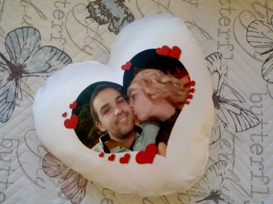 Подарък за Коледа - възглавница с надпис, снимка