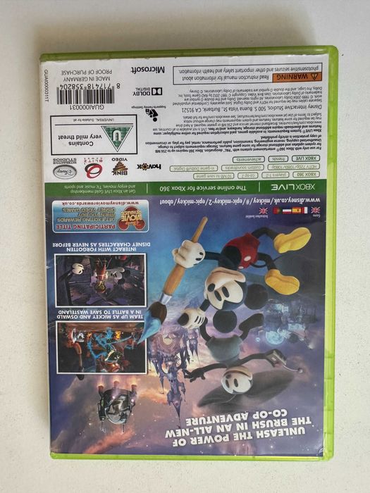 Disney: Epic Mickey 2: The Power of Two за Xbox 360/Xbox one