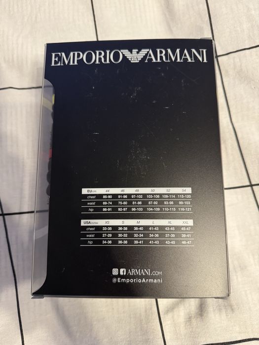 Emporio Armani мъжки боксерки 3 бр.Оригинален продукт