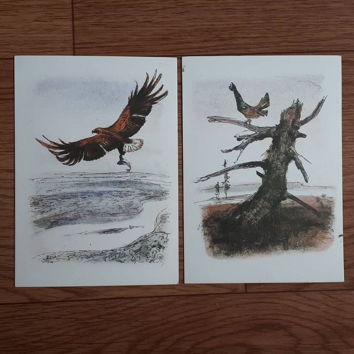 Открытки из наборов времен СССР