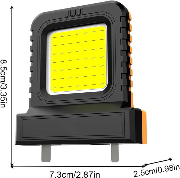 LED работна лампа за Makita DeWALT Milwaukee Bosch
