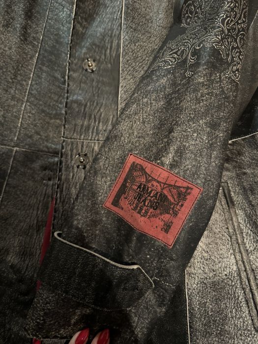 Зимно яке с естествена кожа