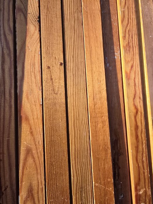 Рейки б/у лакированные