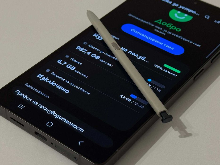 Бартер!Като НОВ! Galaxy S25 Ultra 1TB (1,000GB) Titanium Jet Black