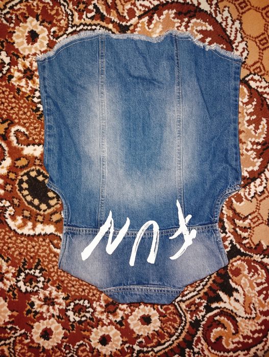 Blugi și vestă de blug fată 12 ani