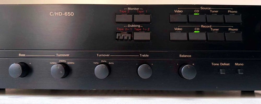 Parasound C/HD-650 – Amplificator Stereo High-End – Design San Francisco – Raritate amplificator anii 80 - 90