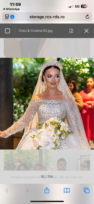Rochie mireasa  Turcia facuta pe comanda