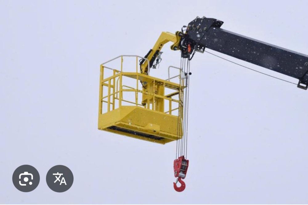 Автокран с люлькой в аренду