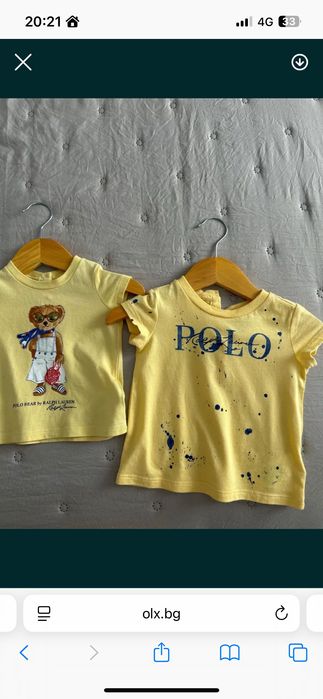 Детска тениска на polo ralph