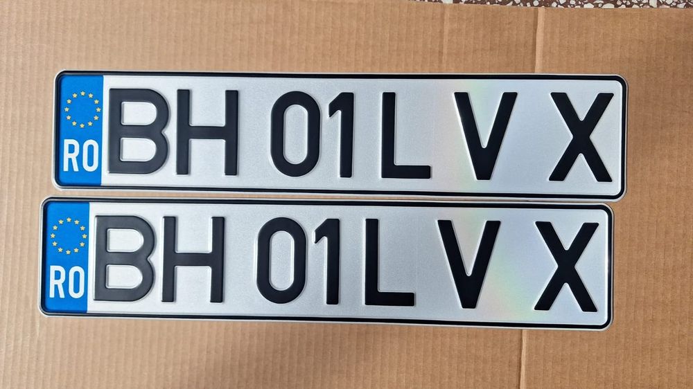 Placute auto numere auto personalizate ornamentale