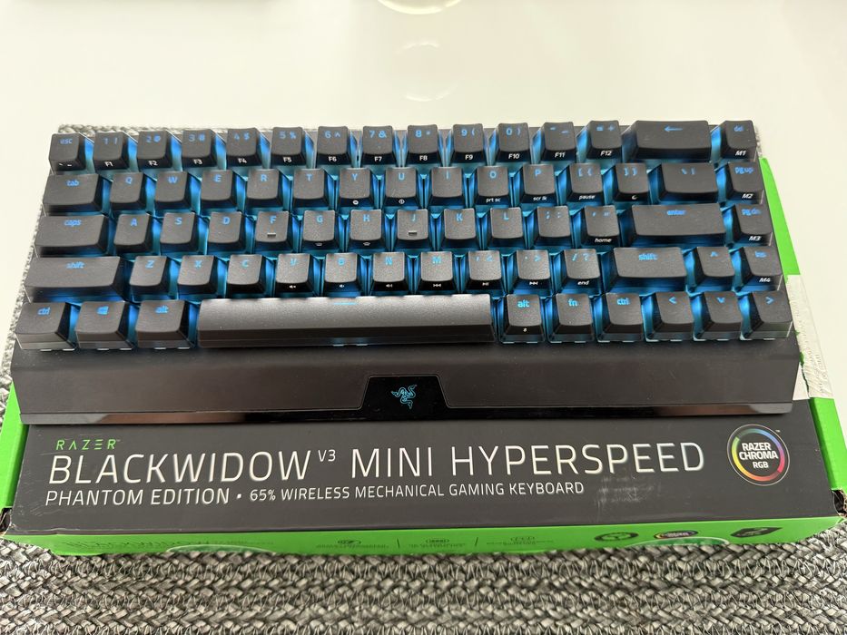 Tastatura Razer BlackWidow V3 Mini HyperSpeed Phantom Green Keys
