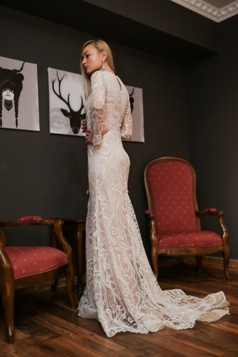 rochie mireasa inspiratie Berta Couture 2023