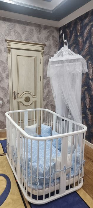 Детский кровать (можно трансформировать)