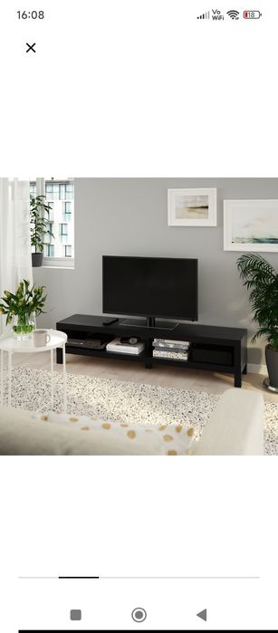 Comoda TV IKEA neagra că noua -ambalat