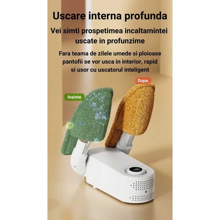 Uscator electric pentru incaltaminte, caciuli, manusi, sterilizare UV