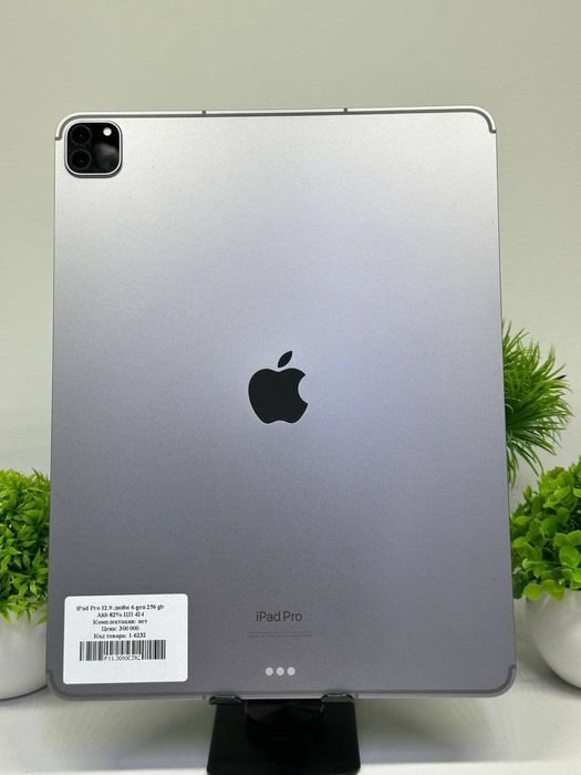 iPad Pro 12.9-дюйм 6-gen 256 gb
