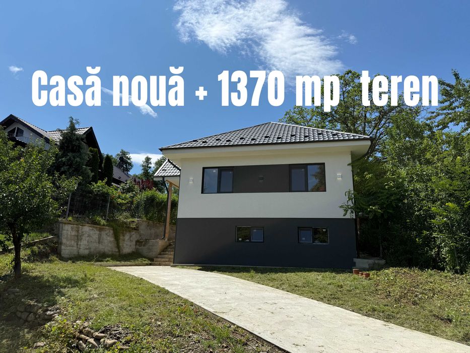 Casă Nouă 140mp Teren 1370mp Aproape de Grădiniță & Primărie
