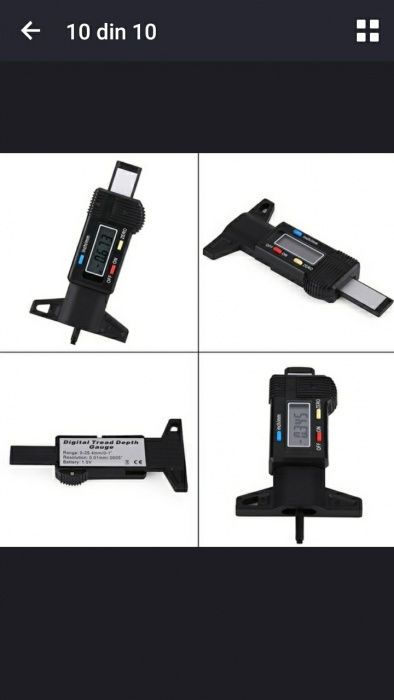 Subler digital masurare adancimii profilului anvelopei