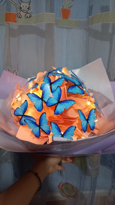 Букеты с бабочками