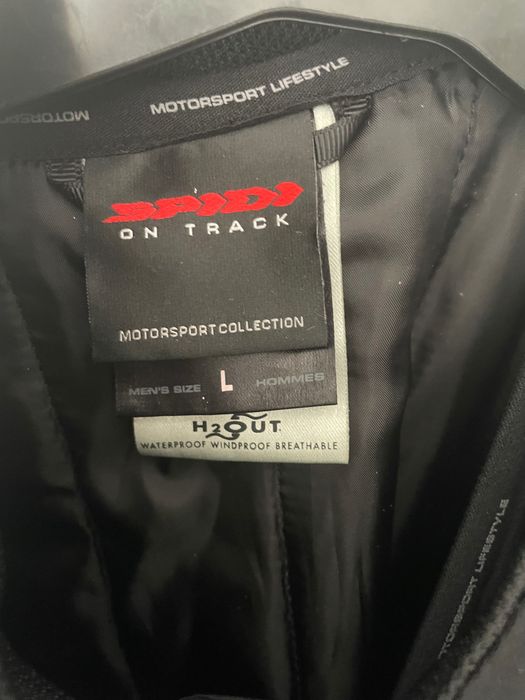Geaca Moto Spidi  negru-gri măsura L