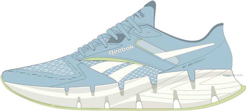 Reebok Сникърси Zig Dynamica 5 Син Размер: 38.5