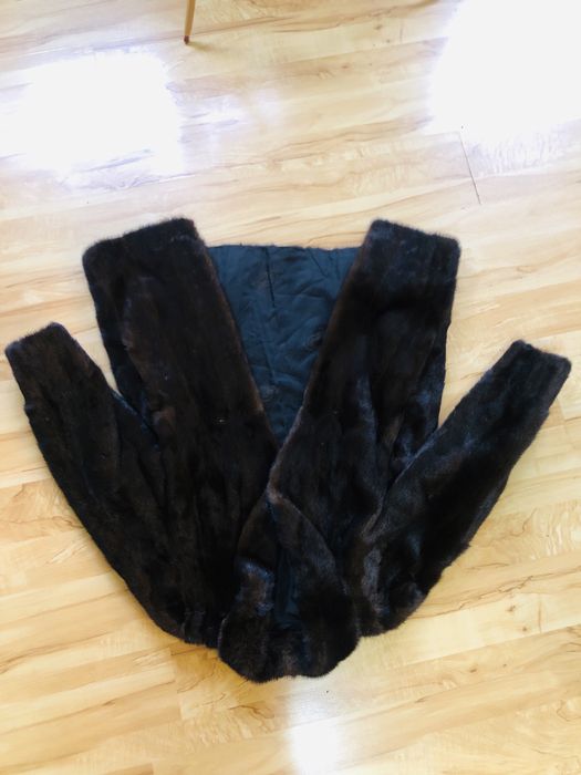 Палто естествен косъм