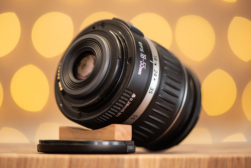 Canon фотоапарат + два обектива и светкавица комплект Канон