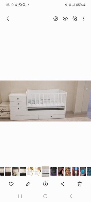 Продам детскую кровать-трансформер