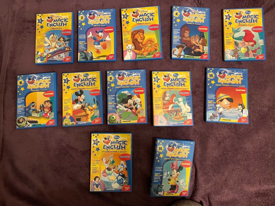Set DVD-uri Disney Magic English + joc pentru copii Meșterul Manole