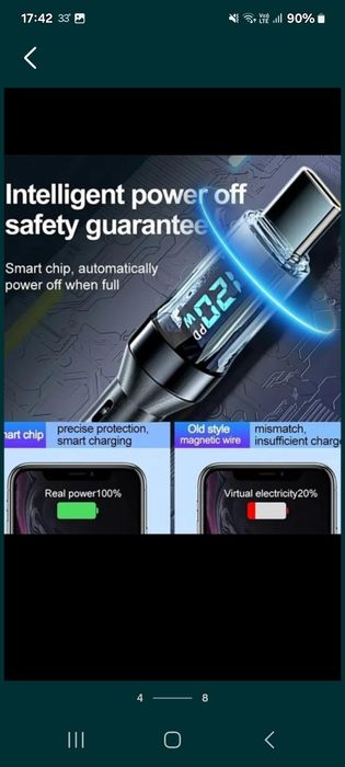 Cablu încărcare rapida 120w calitate premium