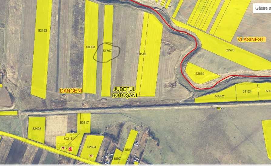 Teren agricol Dângeni / Vlăsinești