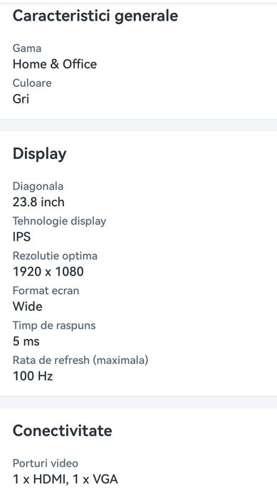 Monitor Hp Series 5 524da