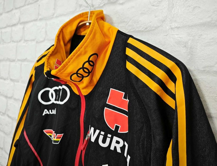 Adidas Audi Team Windstopper Оригинално мъжко яке фланелак размер М