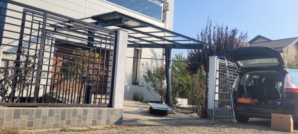 Carport, pergola auto, structura panouri fotovoltaice ,solare