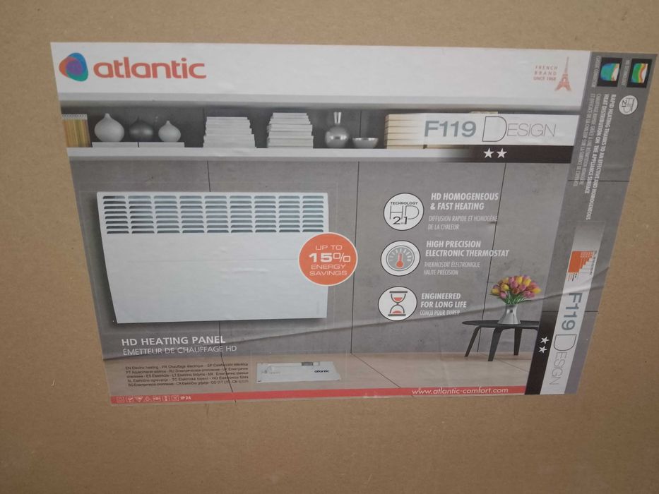 Електрически конвектор има забележка счупено на крачето снимала съм