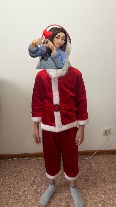 Новогодние костюм Санта и Волк