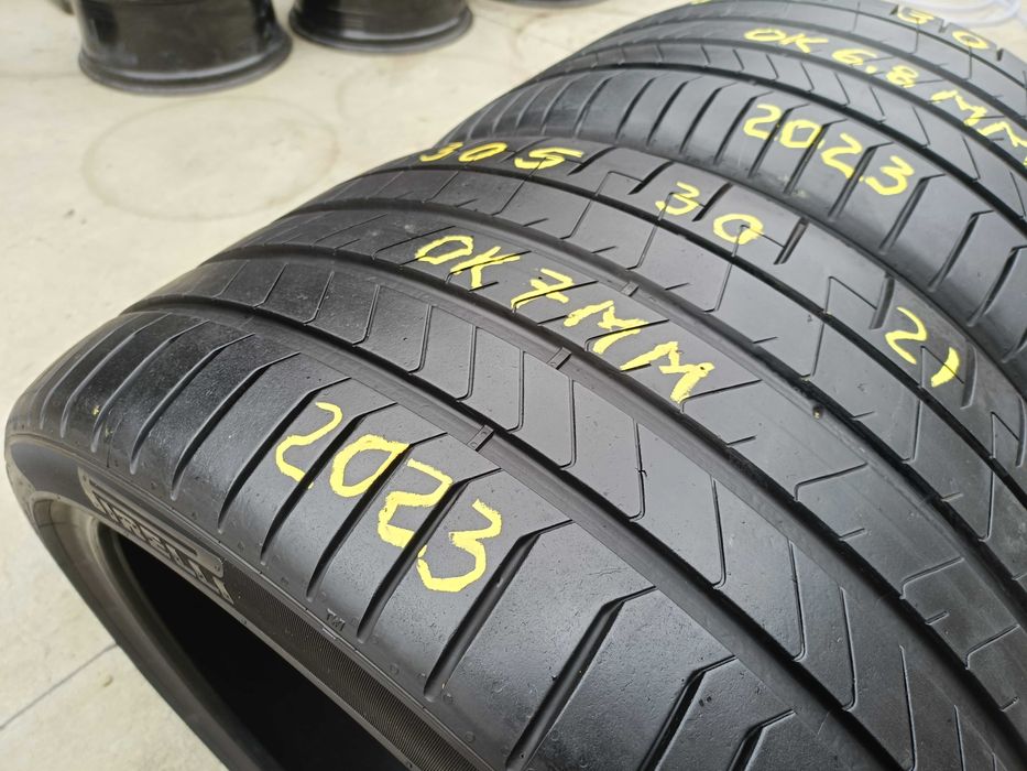 Doua anvelope vara 305 30 21 pirelli p zero pz4 profil de 7 mm dot 2023