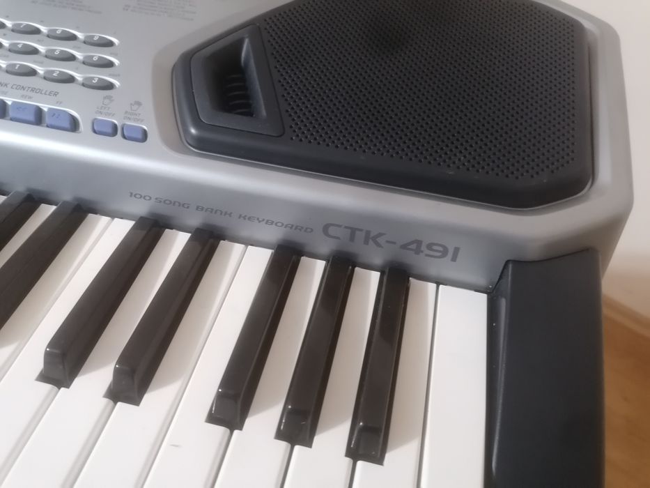 Pian CASIO CTK-491 microfon orga