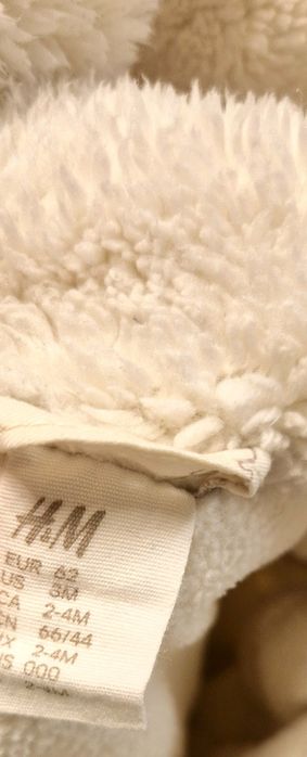 Бебешки космонавт H&M, размер 62,  2-4 месеца