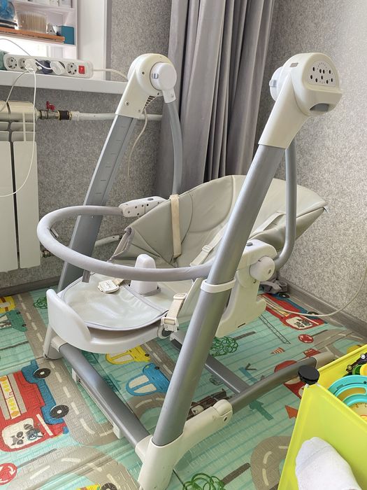 Продум стульчик(качели) для кормления