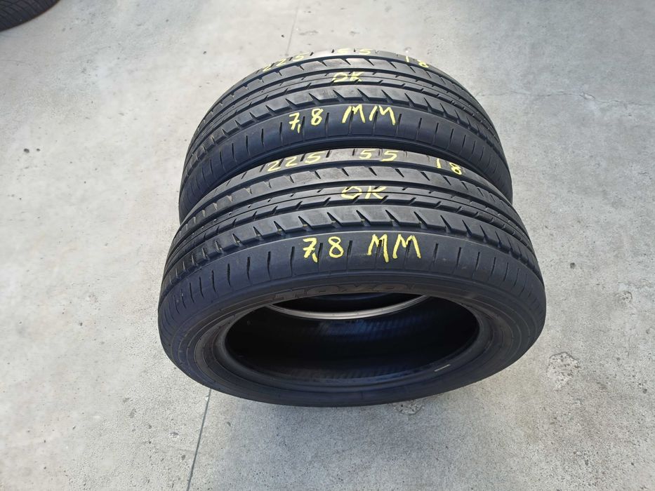 Doua anvelope vara 225 55 18 toyo profil de 7,8 mm