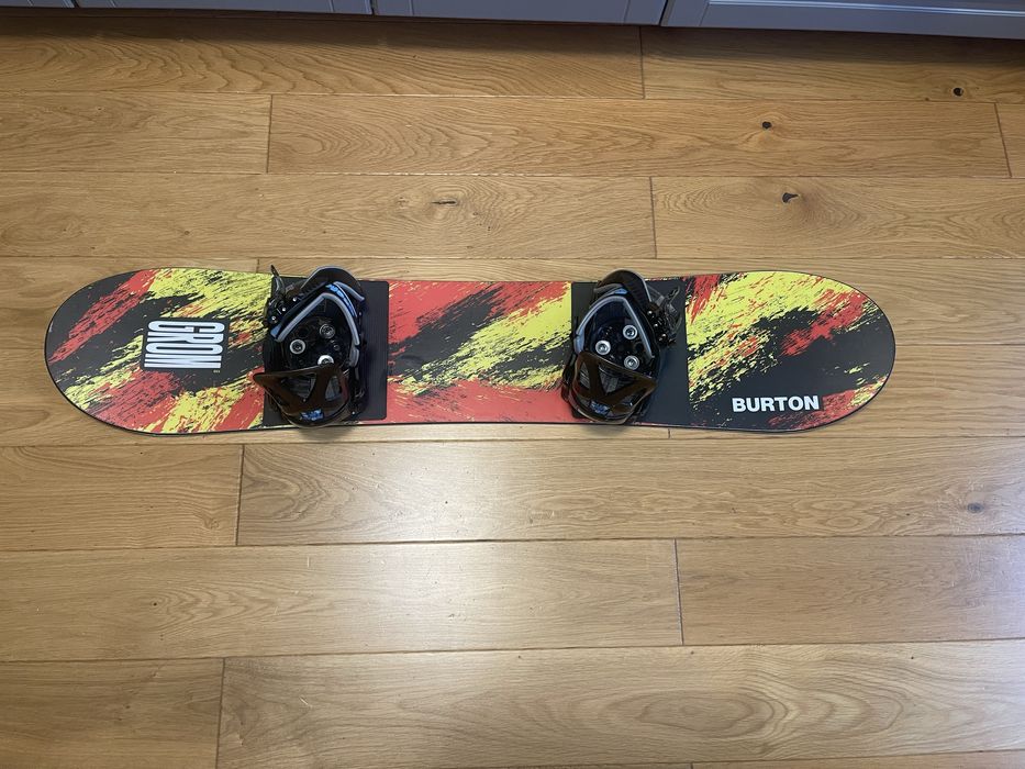 Snowboard Burton Groom Flat 110 cm + legaturi