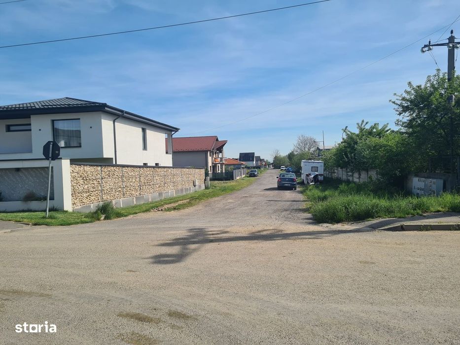 Teren cu toate utilitatile in fata terenului-situat in Cristian.