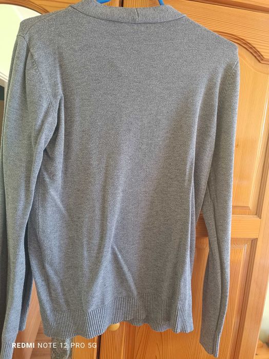 Дамска сива жилетка