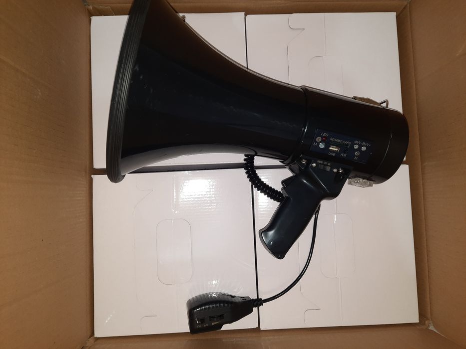 Суперцена! Megaphone Карнай Ручной Громкоговоритель Мегафон, рупор.