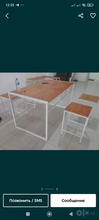 Stol itubire loft dizayinda