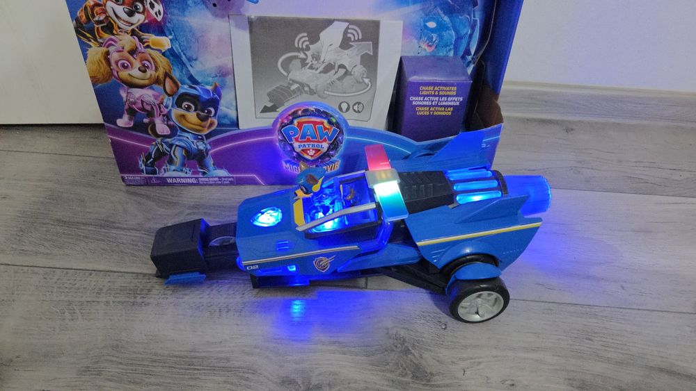 Masina transformabila Paw Patrol, Chasse,  nefolosita