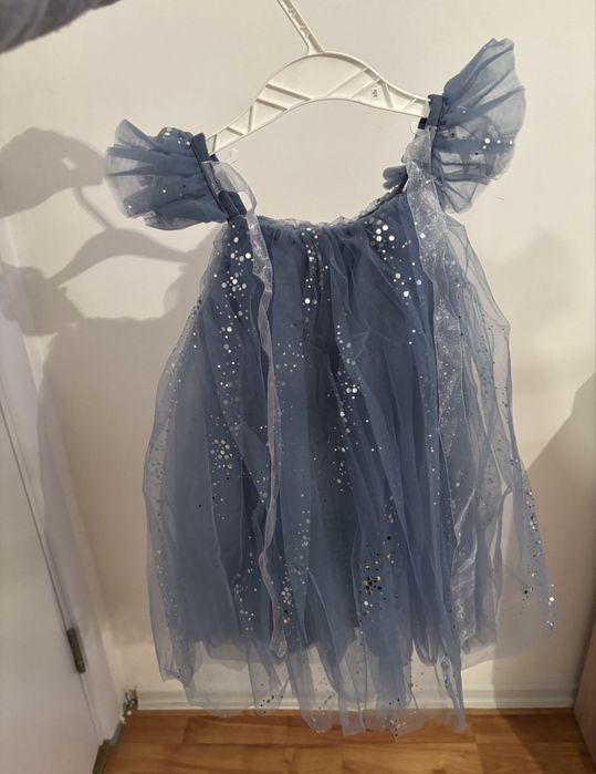 Детска синя рокля