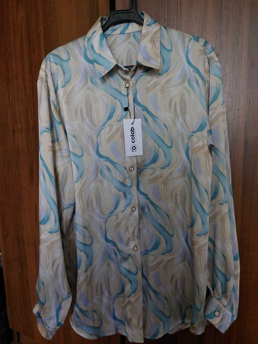 Блузка дизайнерская шелковая